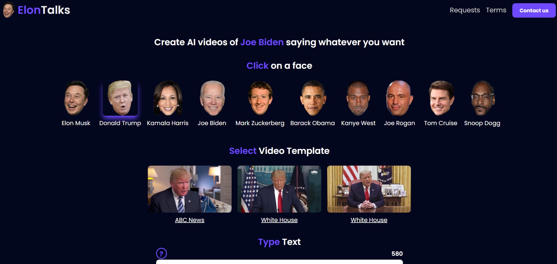 ElonTalks homepage