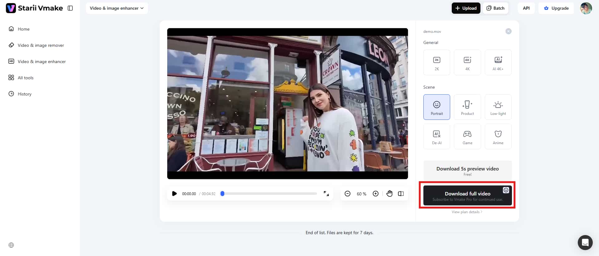 download the video