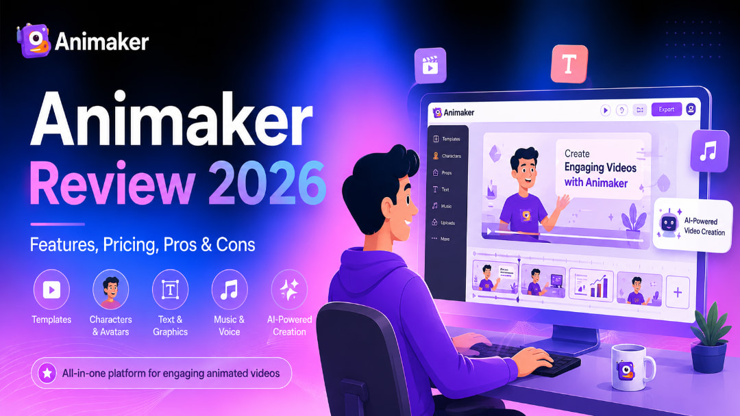Animaker Review: Exploring Its AI, Animation & Avatar Tools