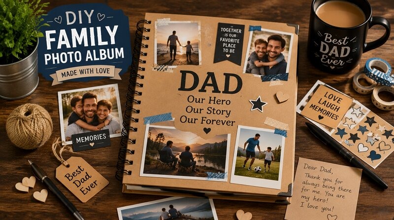 diy family photo album