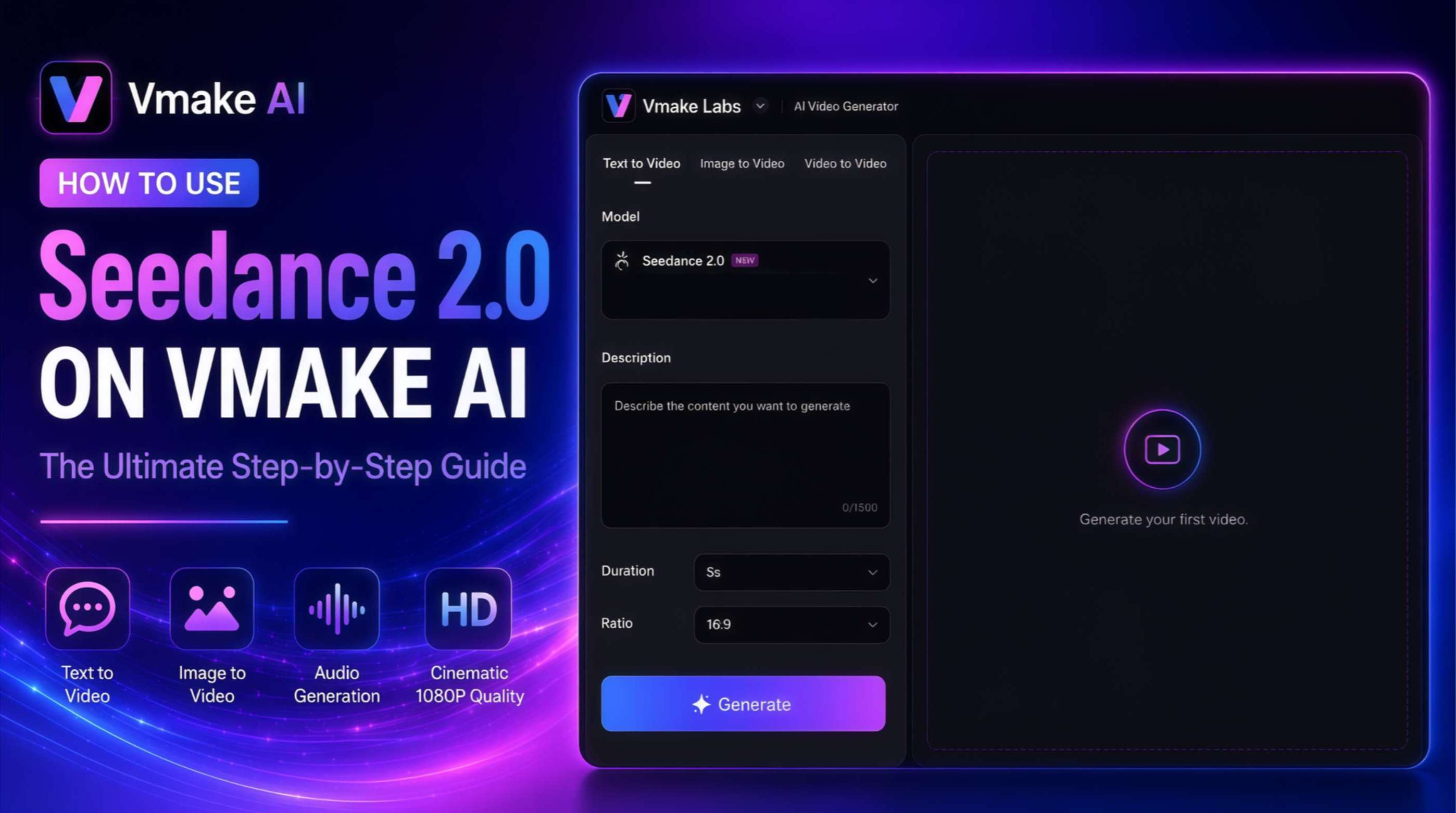 How to Use Seedance 2.0 on Vmake AI: The Ultimate Step-by-Step Guide