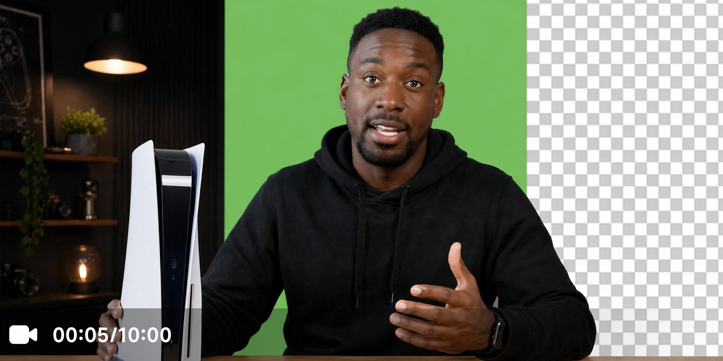 Get compositing-ready footage fast