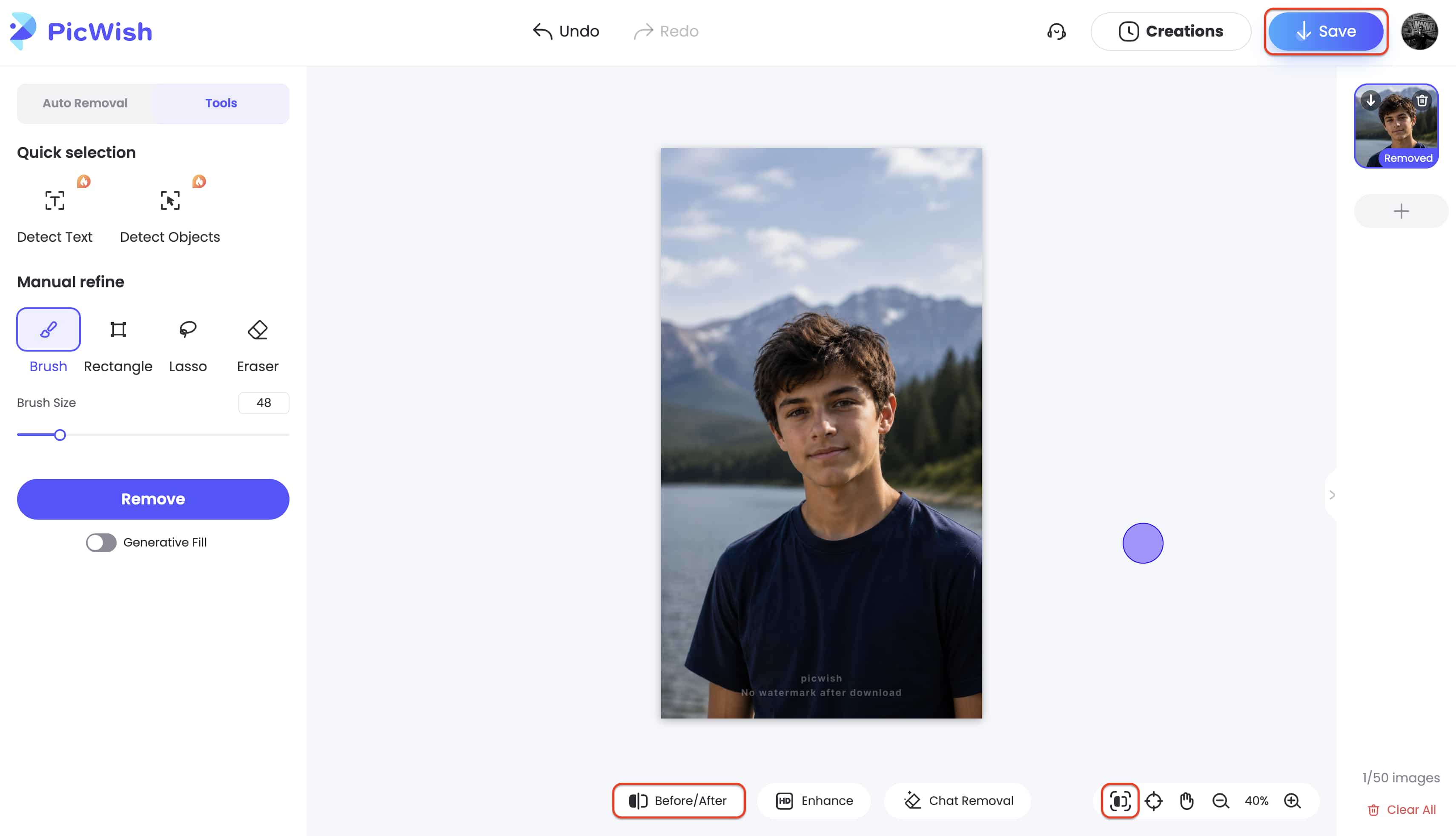 Review and Export