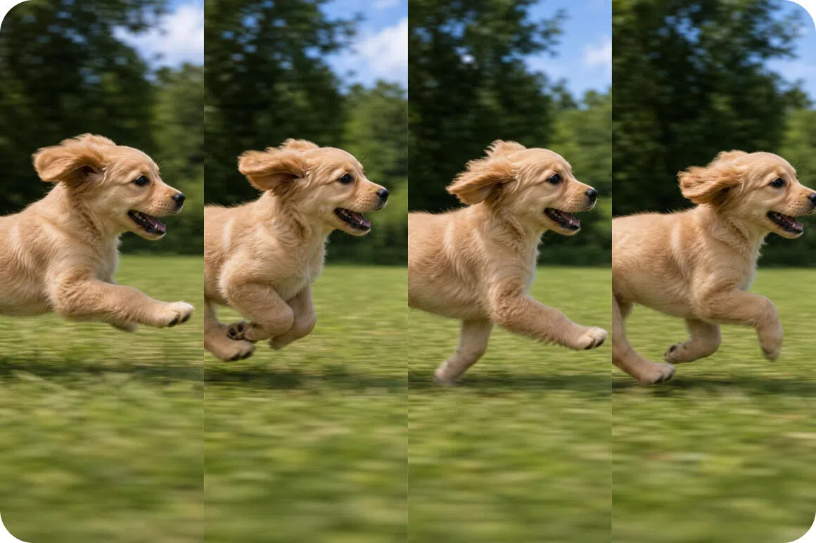 Frame-by-Frame AI reconstruction