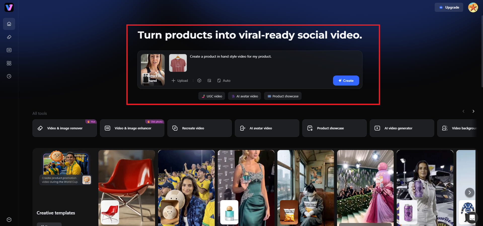 Configure your video style & upload