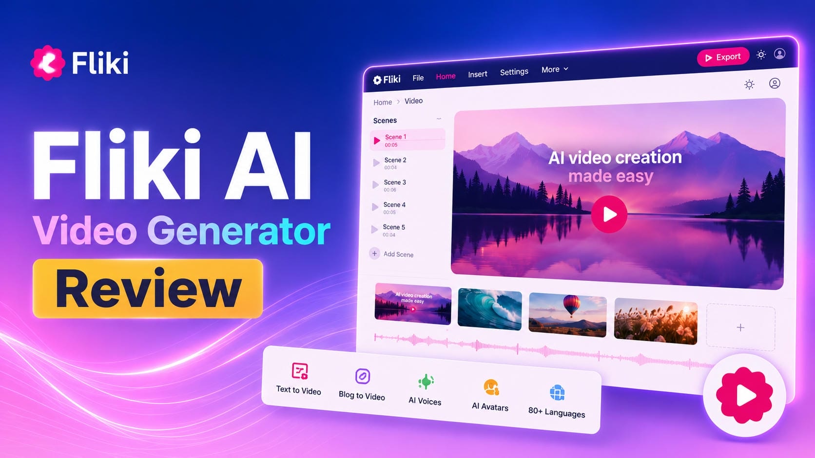 Fliki AI Video Generator ReviewFliki AI Video Generator Review
