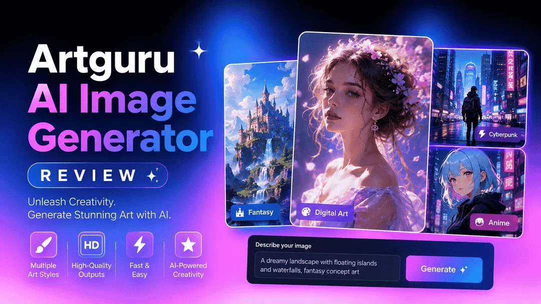 Artguru AI Image Generator Review: Features, Pricing and Alternatives