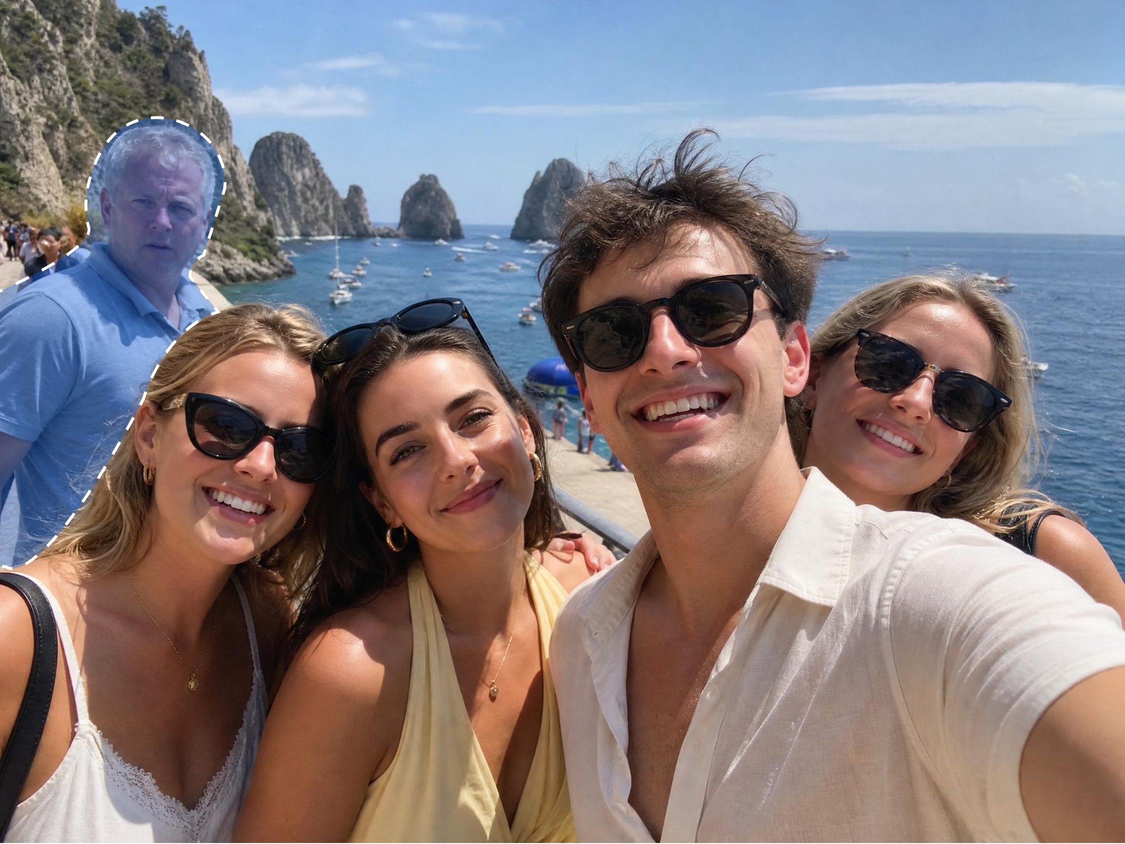remove face from photo
