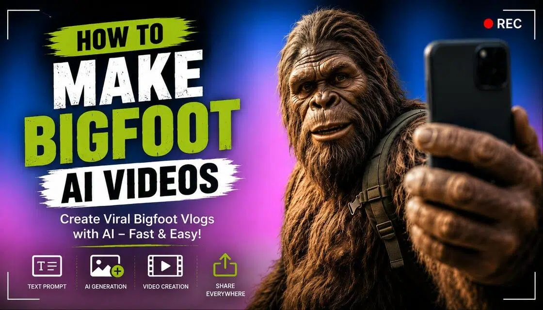 How to Make Bigfoot AI Videos