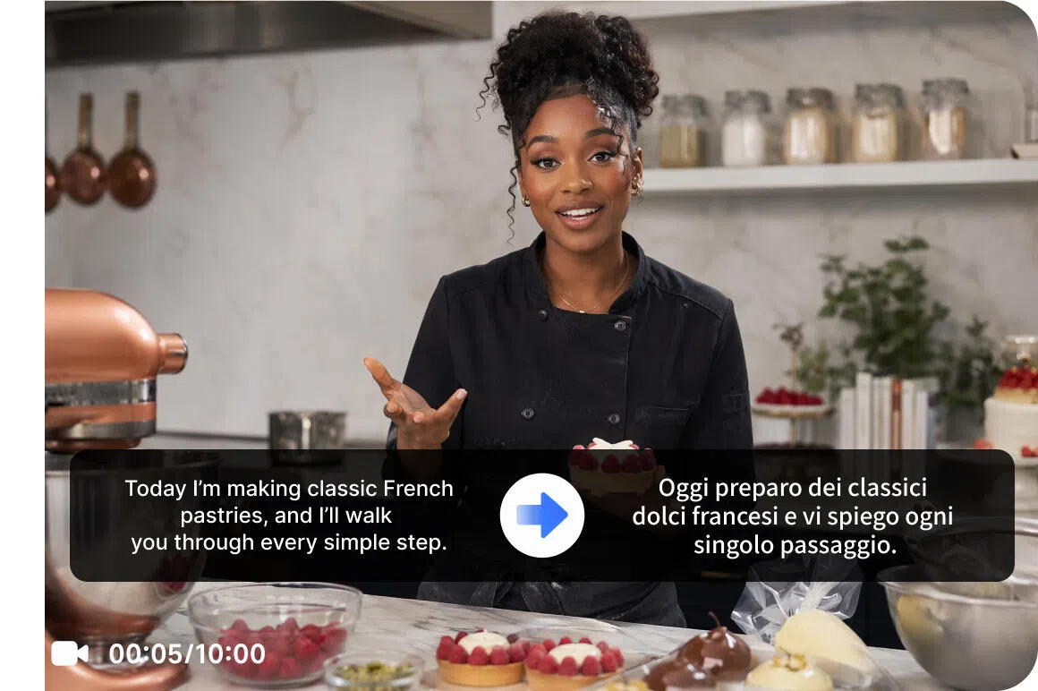Automatic subtitle translation