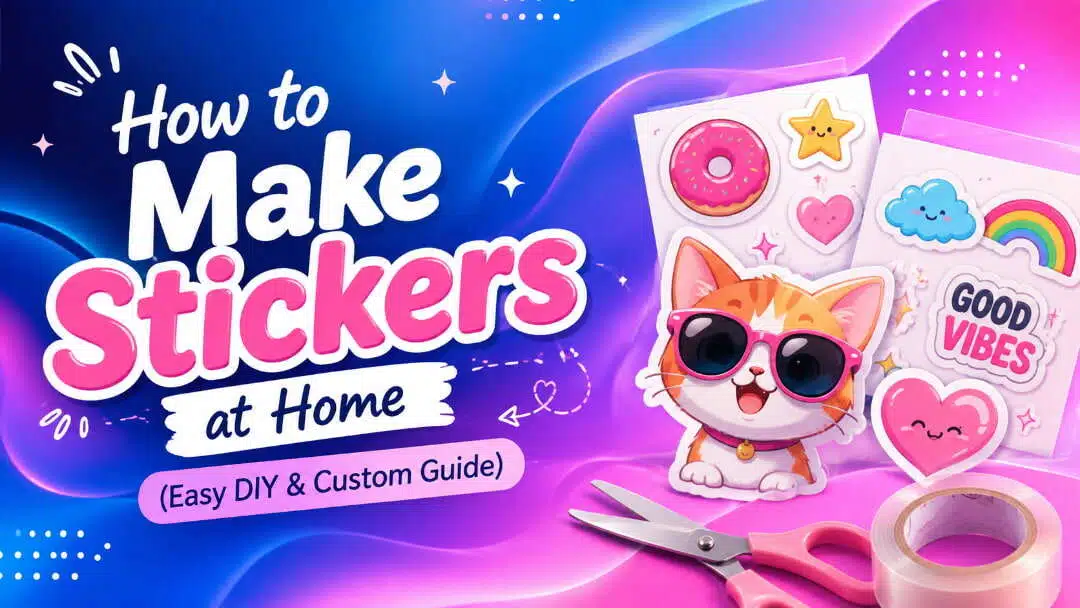 How to Make Stickers at Home (Easy DIY & Custom Guide)