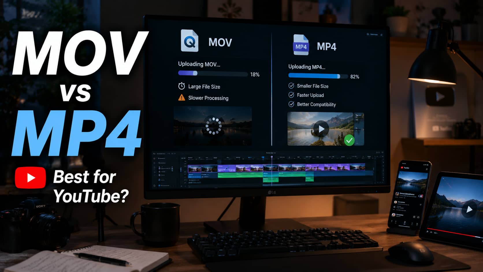 MOV vs MP4 for YouTube
