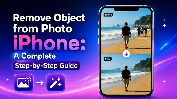 remove object from photo iphone