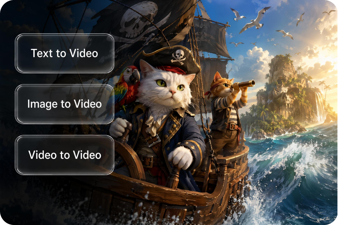 Create videos with flexible generation workflows