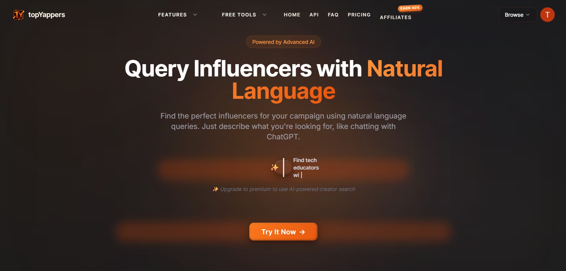 Natural language search