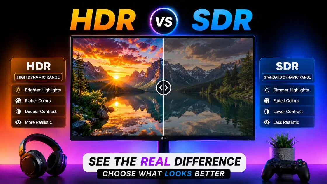 HDR vs SDR