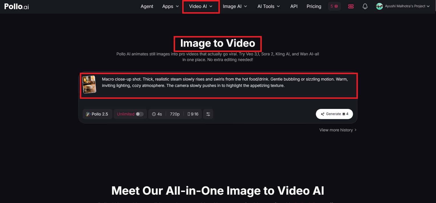 Go to image-to-video