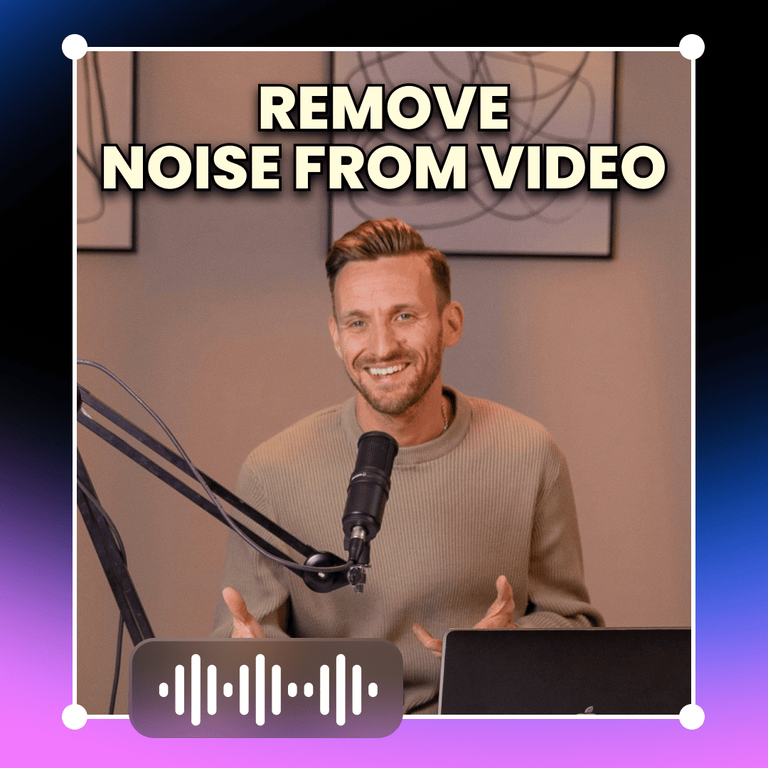 AI-Powered Noise Removal for Crisp, Distraction-Free Videos