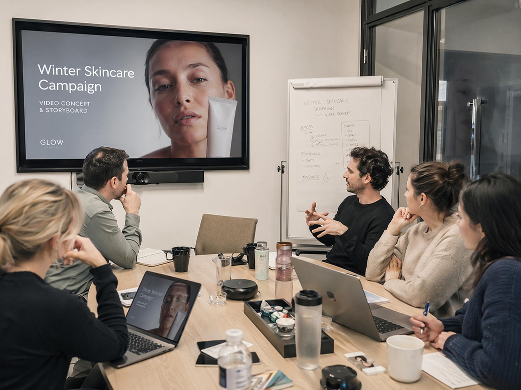 Marketing and production teams