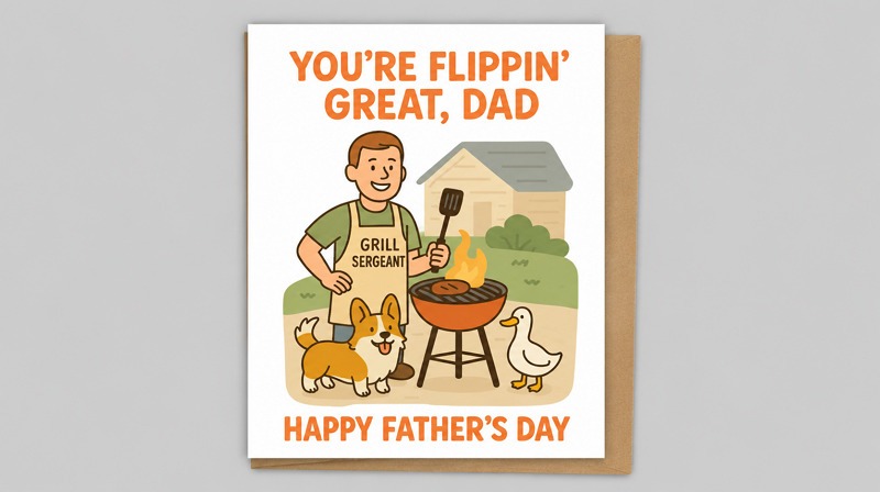 BBQ-Themed Funny Cards