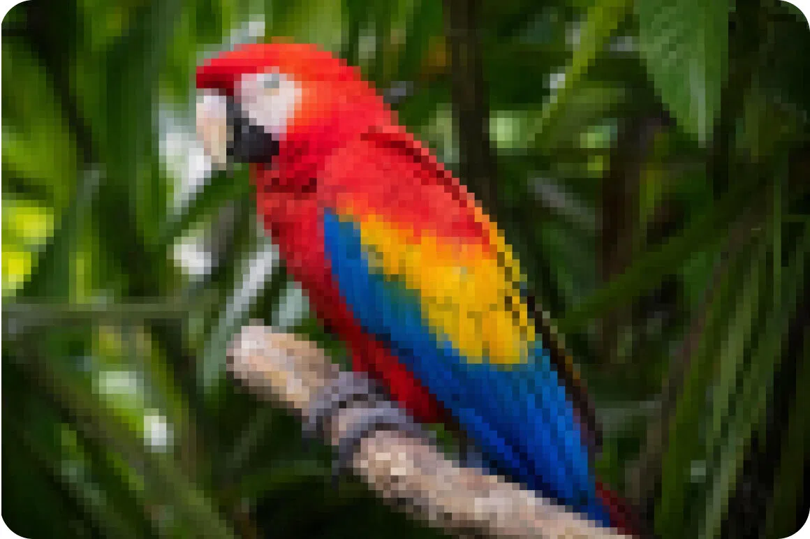 AI image resolution upscaler