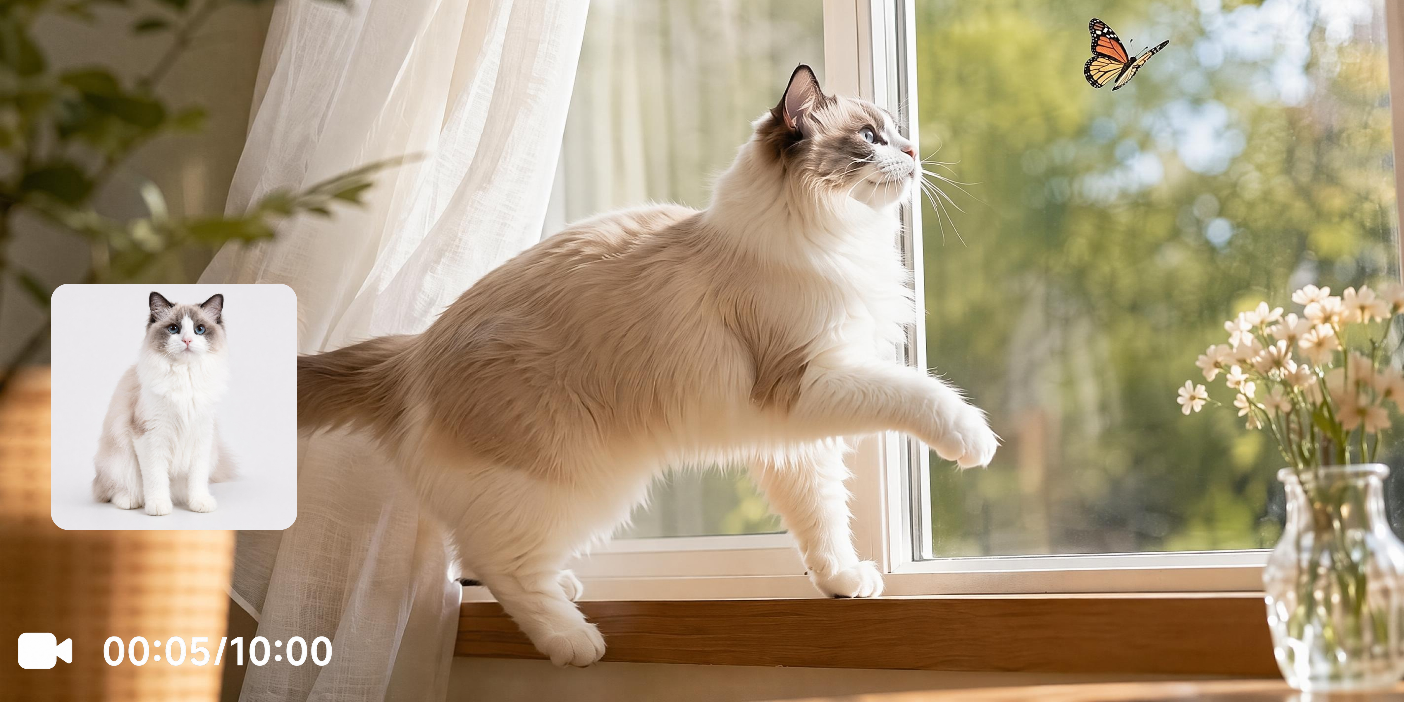 Animate favorite cat photos