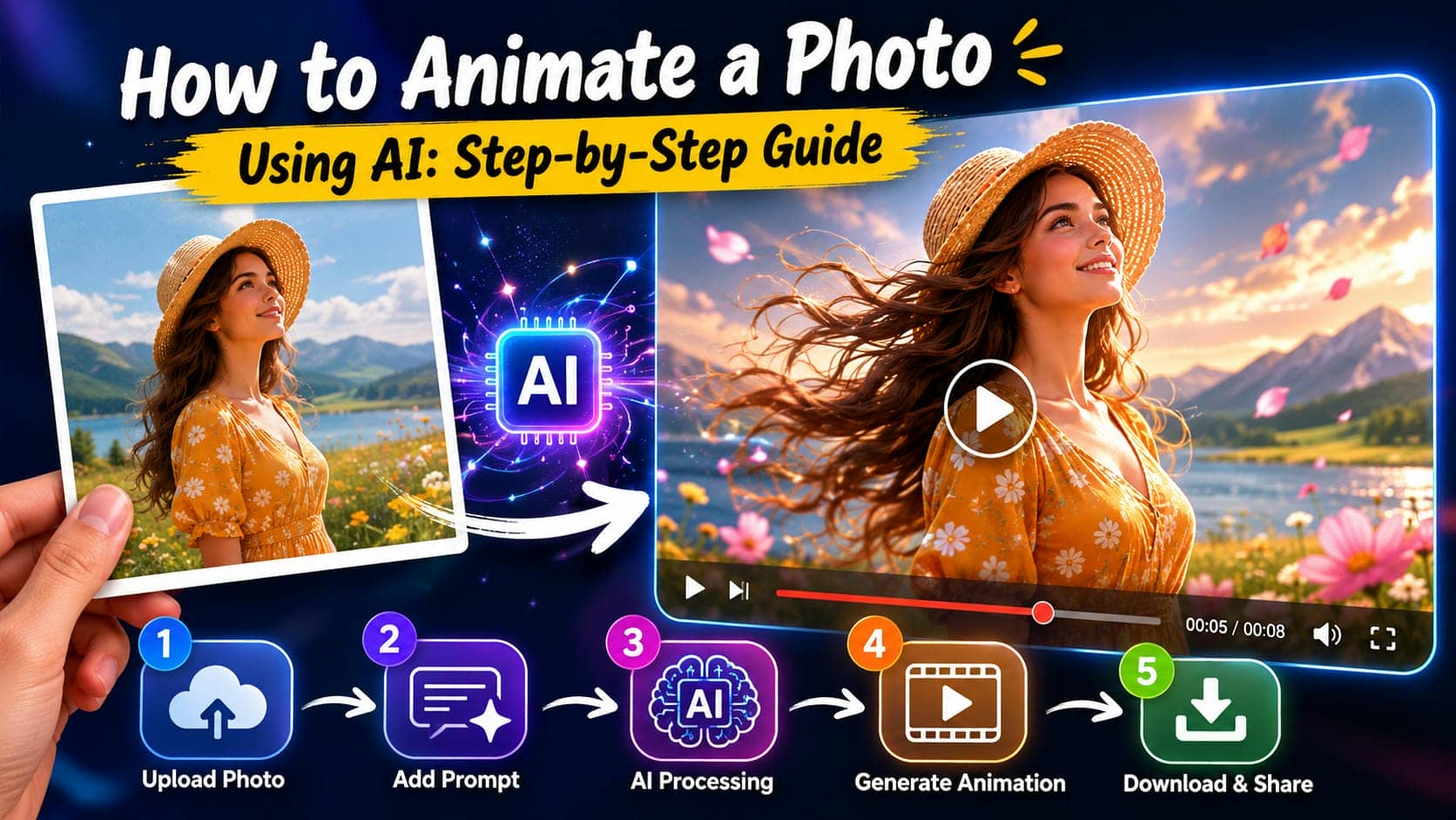 How to Animate a Photo Using AI