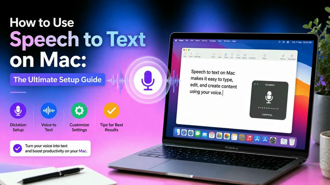 How to Use Speech to Text on Mac: The Ultimate Setup Guide