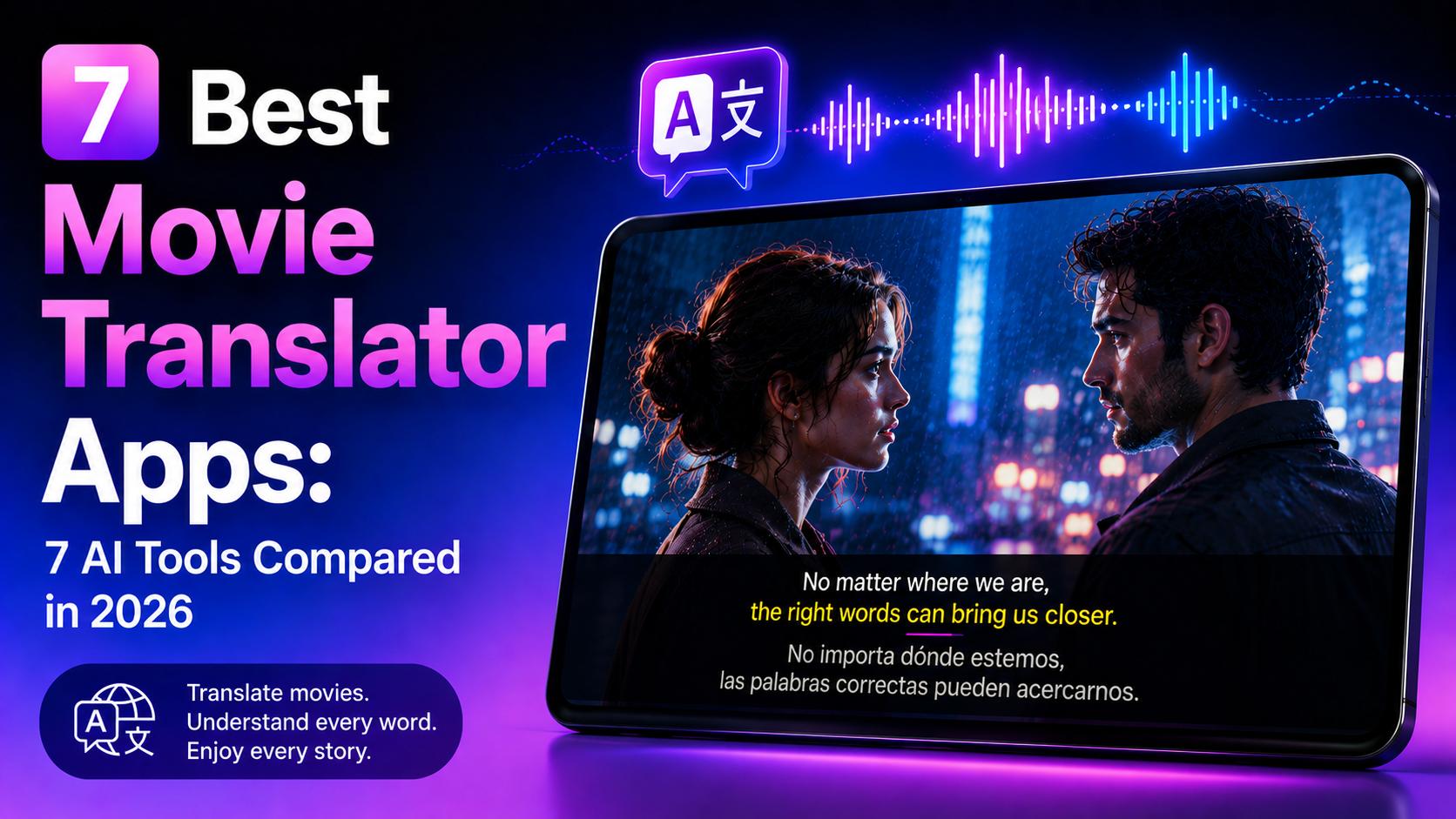 Best Movie Translator Apps: 7 AI Tools Compared in 2026