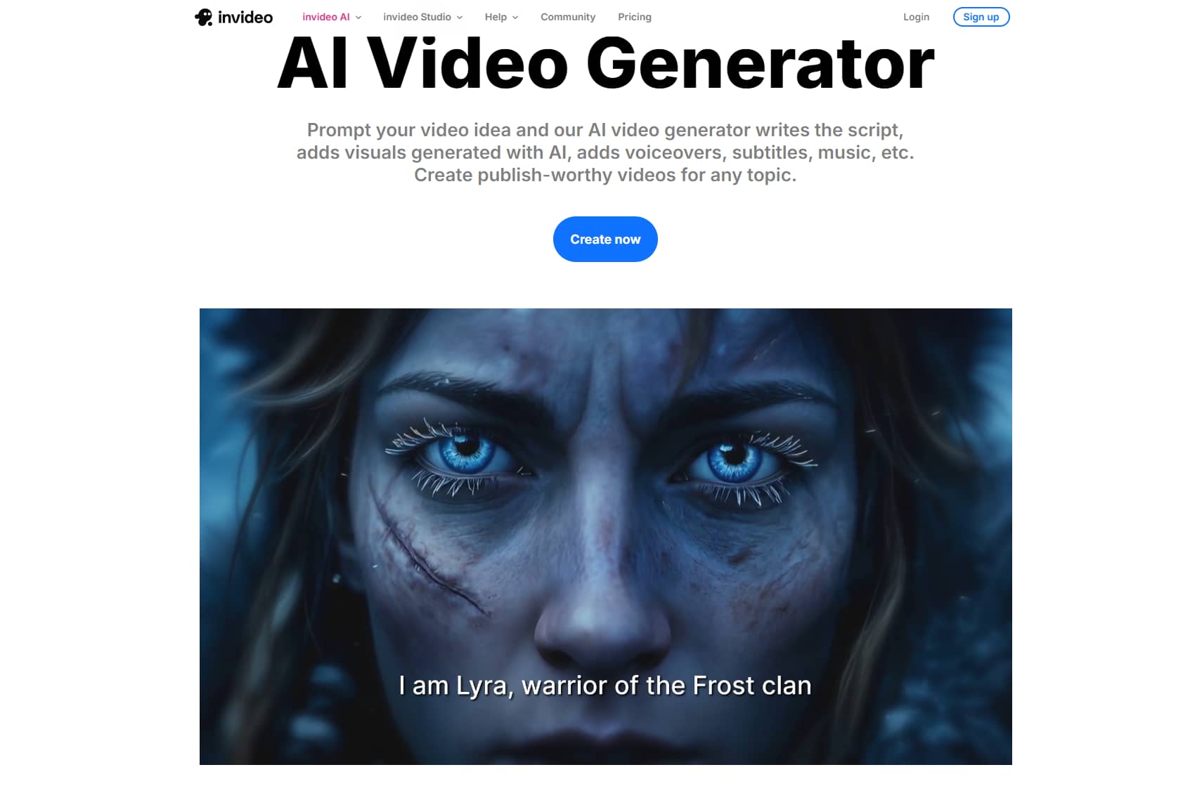 AI text-to-video generation