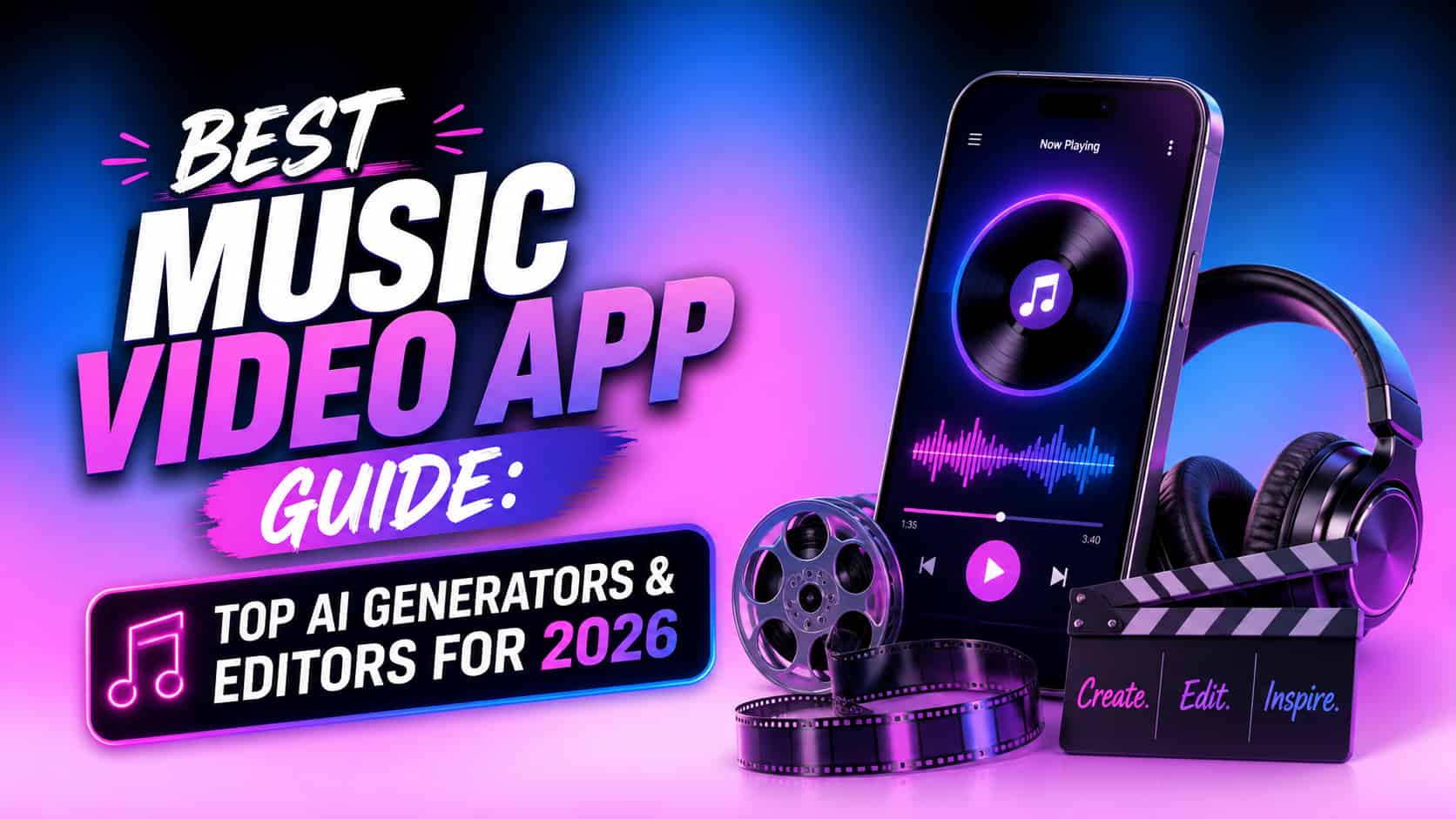 Best Music Video App Guide: Top AI Generators & Editors for 2026