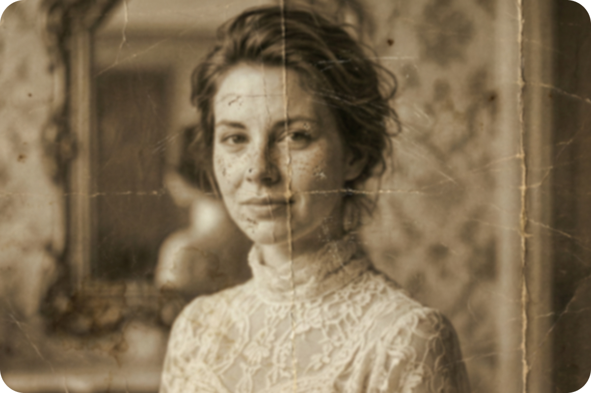 Repara rostros dañados antes