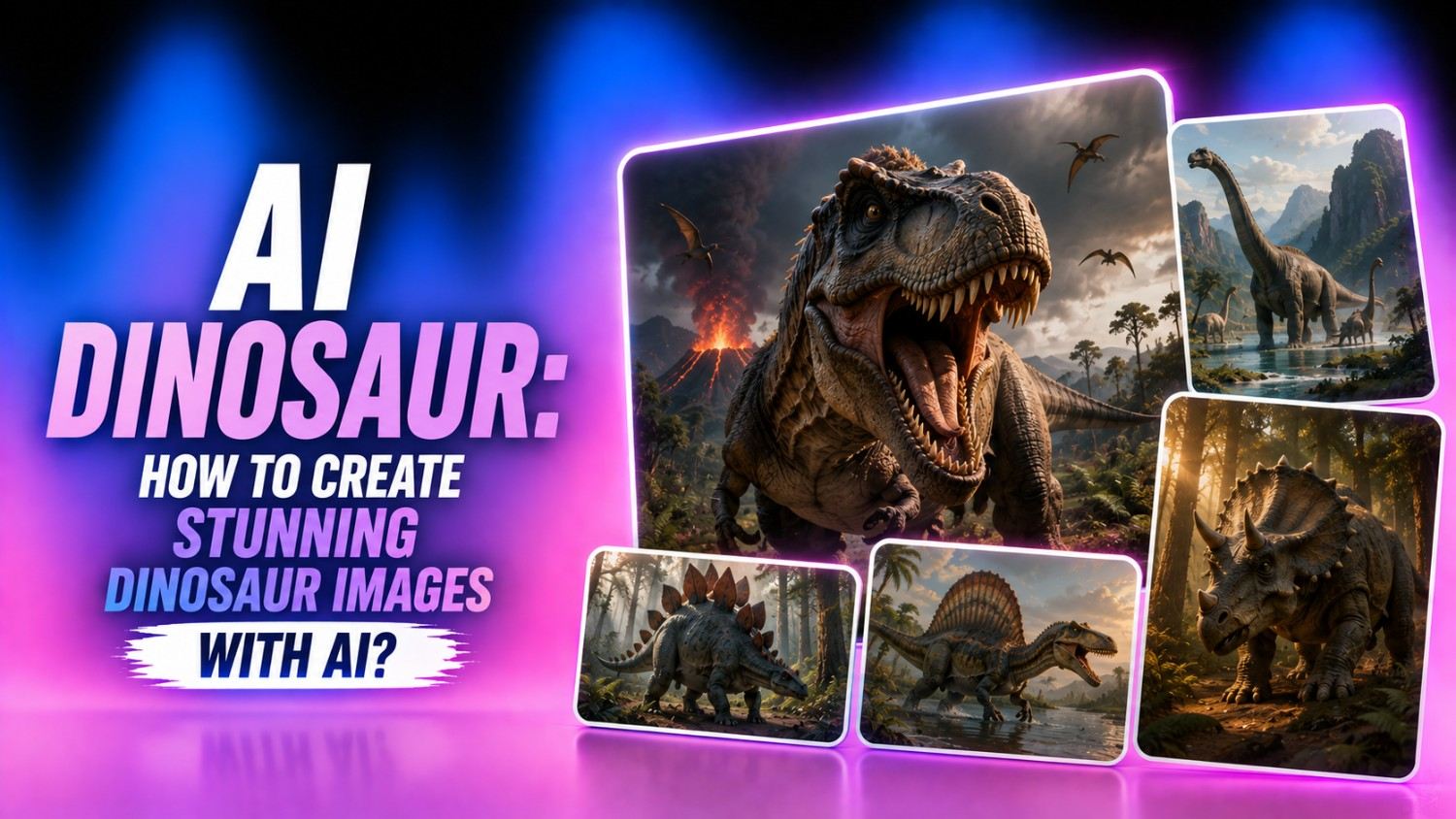 AI Dinosaur: How to Create Stunning Dinosaur Images With AI?