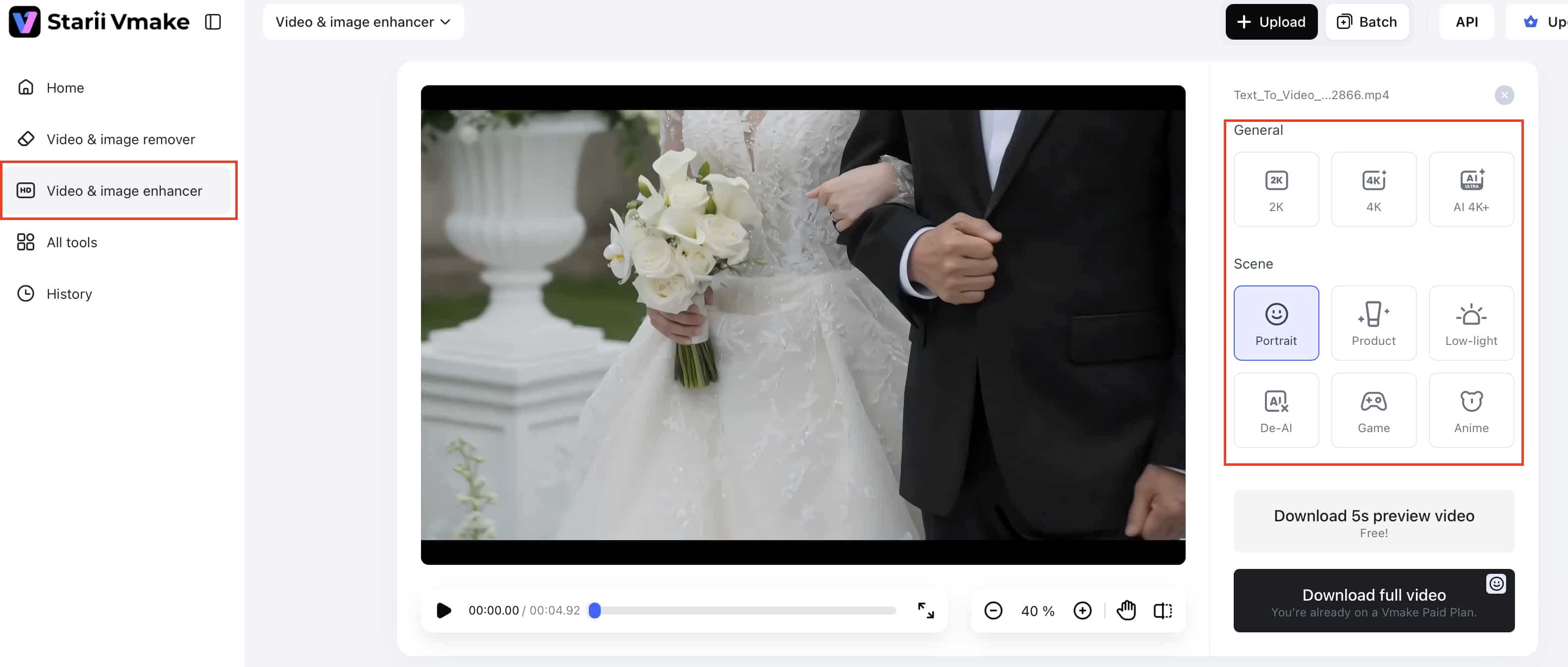 Choose the best feature applicable 