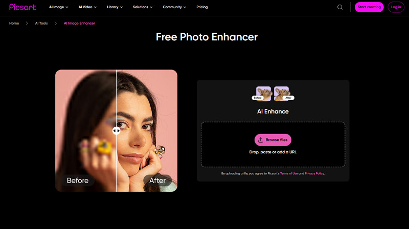 PicsArt AI Photo Enhancer