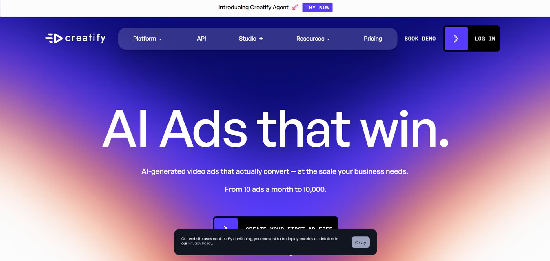Creatify.AI video ad generator