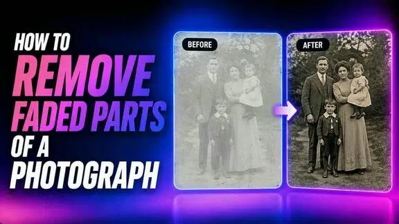remove faded parts of scanned image