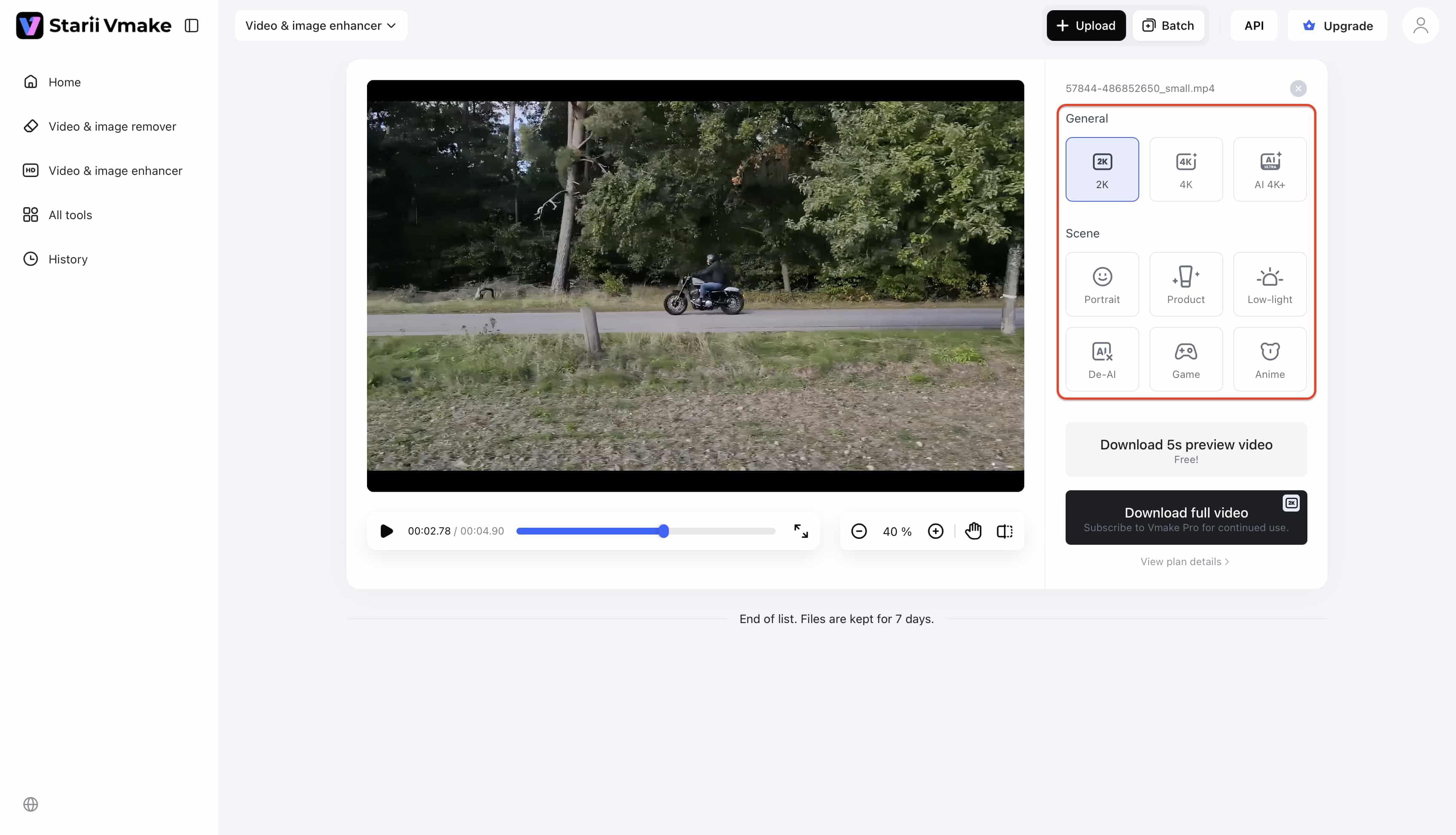 Select Resolution and Mode