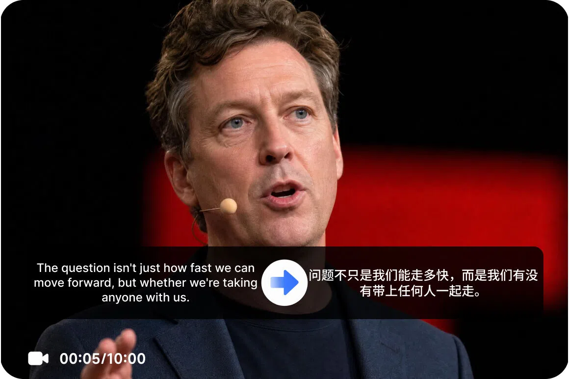 Align lip movement with translated Chinese dialogue