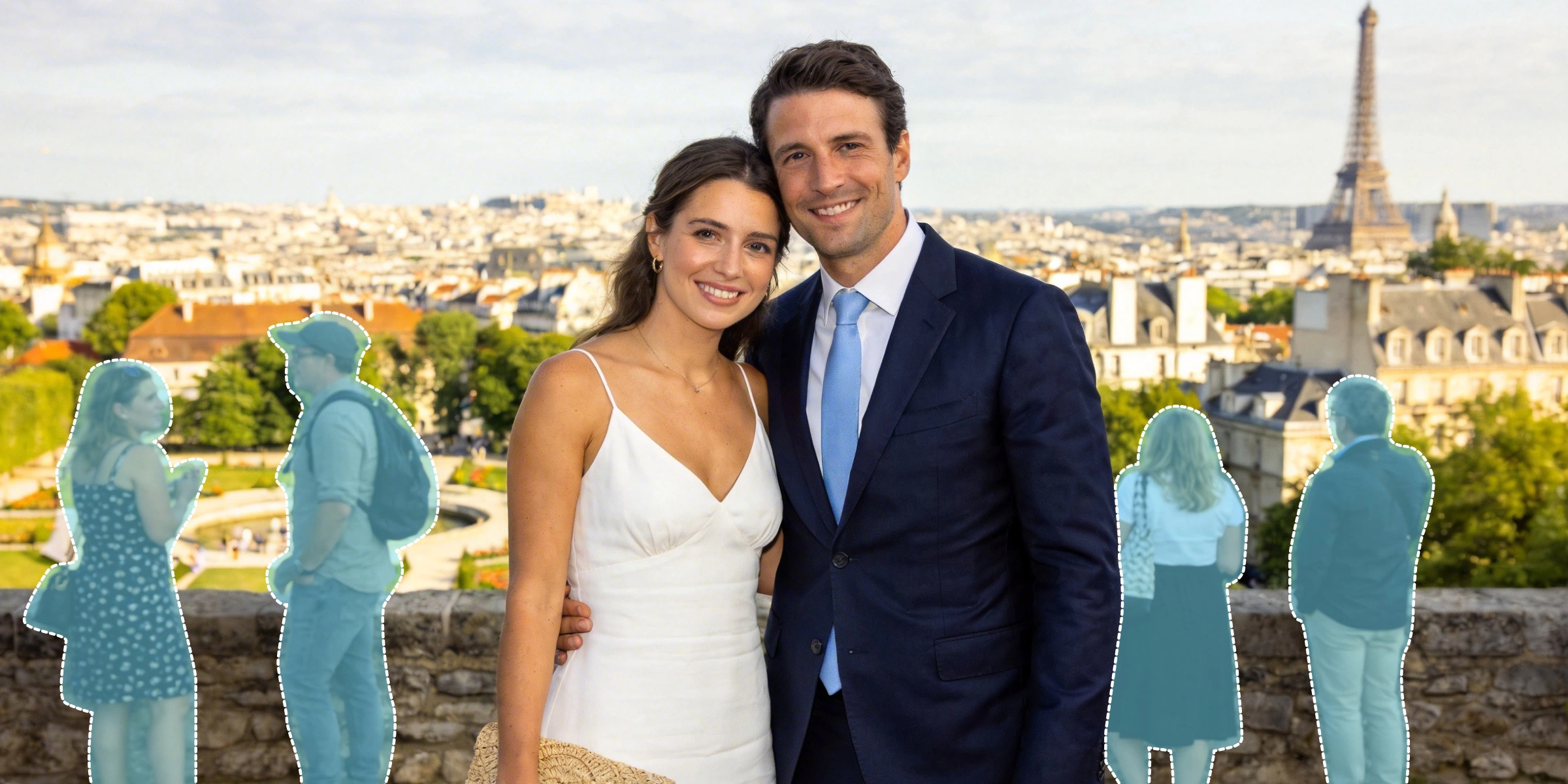 detect and erase people from photo