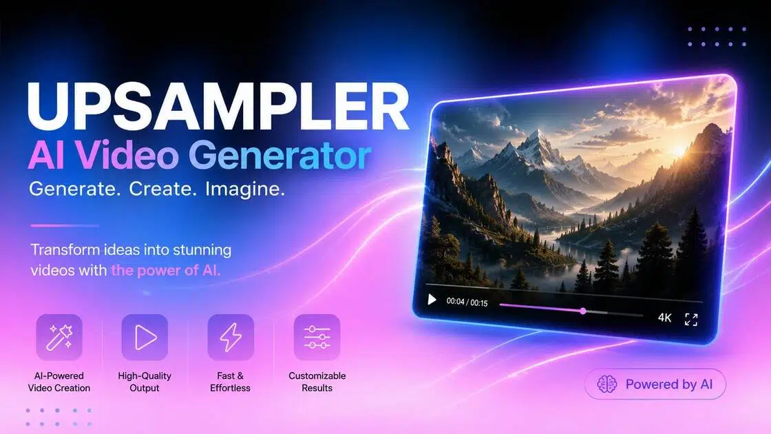 The Ultimate Upsampler AI Video Generator Review & Guide
