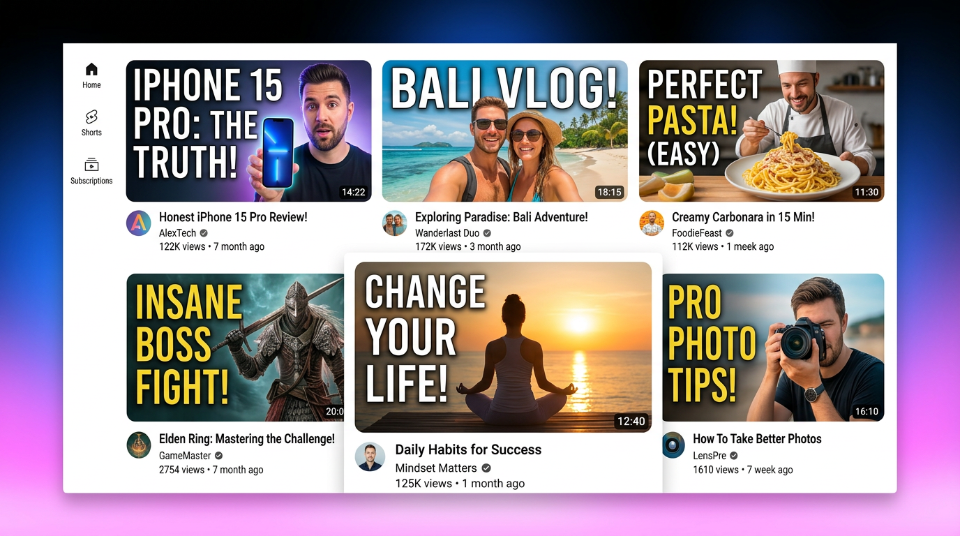 create high-ctr youtube thumbnails