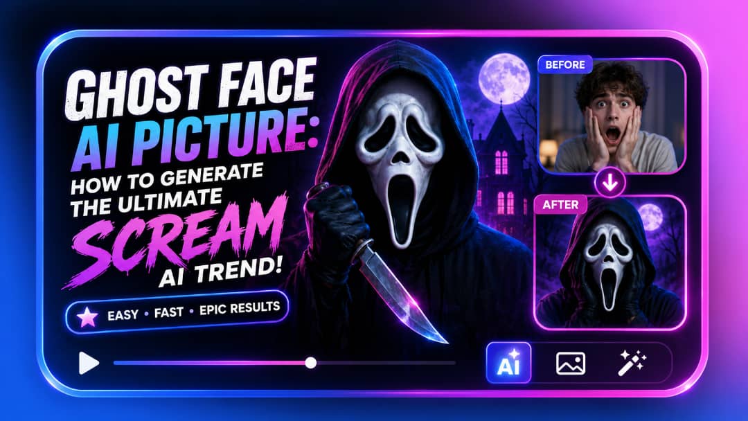 Ghost Face AI Picture: How to Generate The Ultimate Scream AI Trend!
