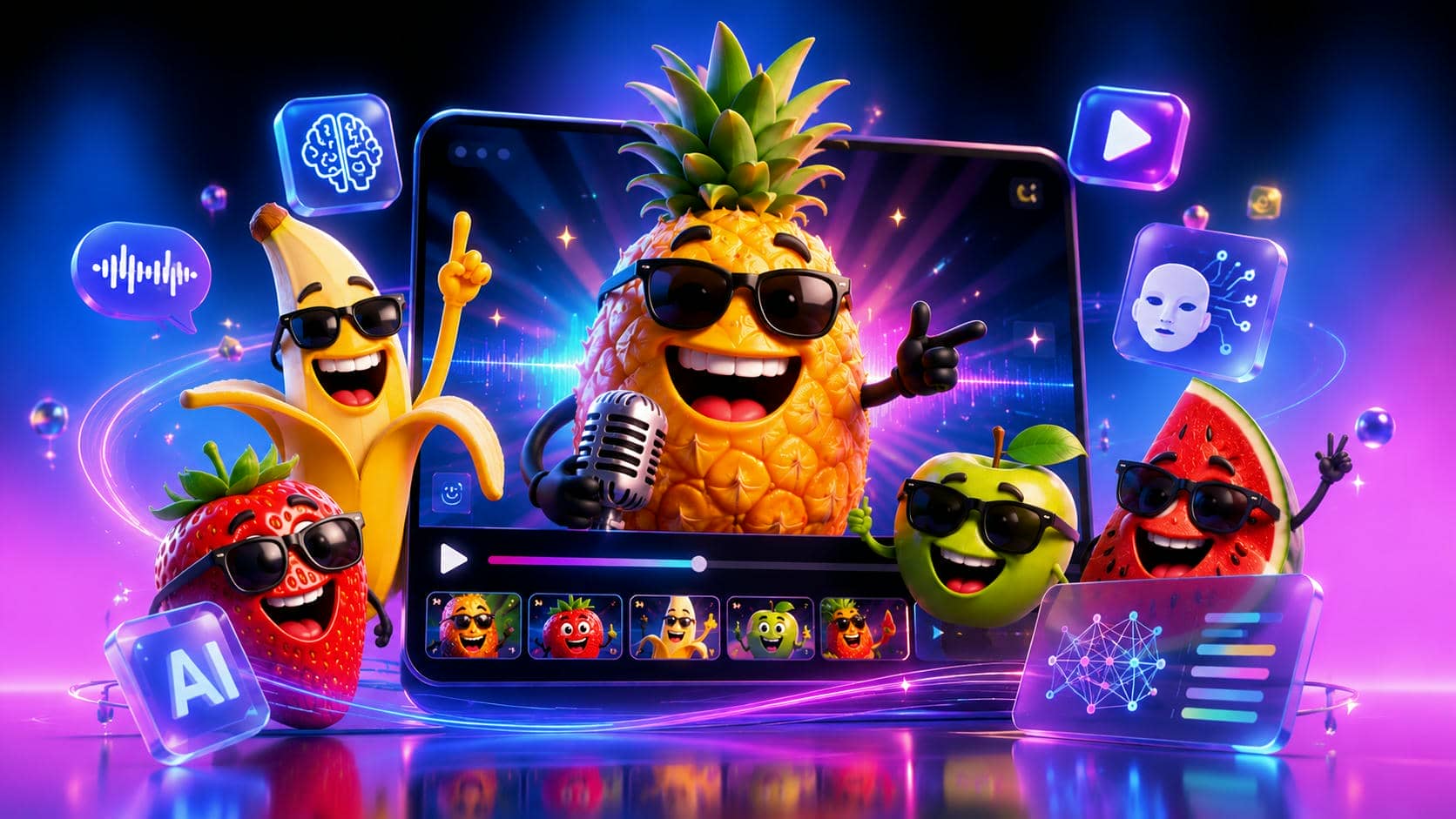 How to Create Viral Talking AI Fruit Videos and Memes in Simple Steps