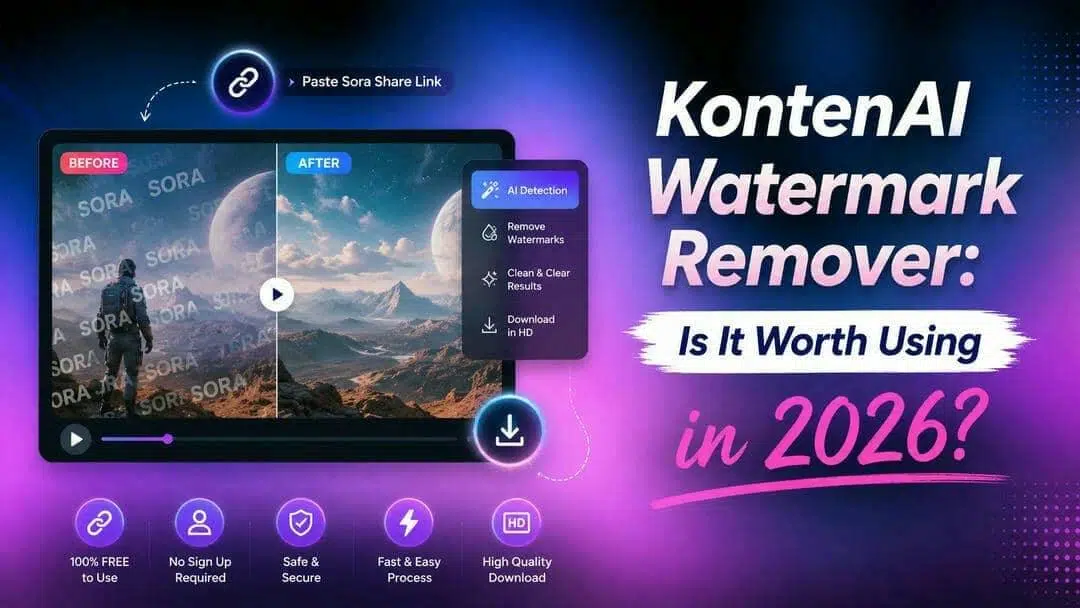 KontenAI Watermark Remover: Is It Worth Using in 2026?