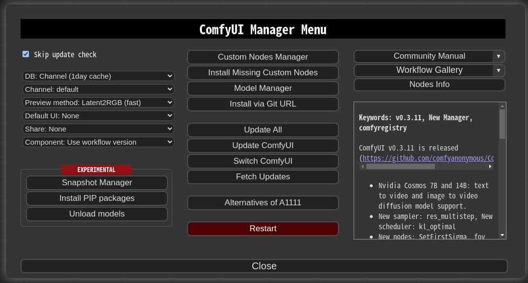 Install required custom nodes