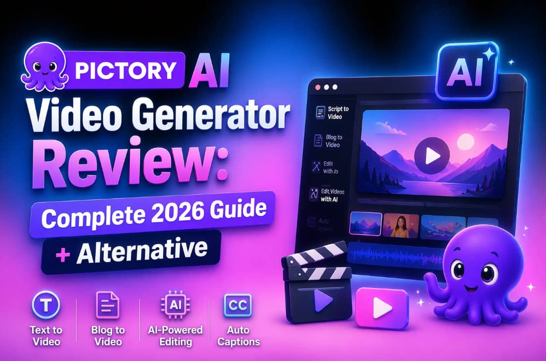 Pictory AI Video Generator Review: Complete 2026 Guide + Alternative 