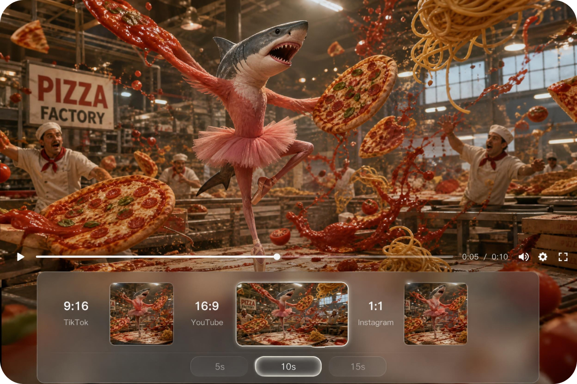 Flexible video creation controls