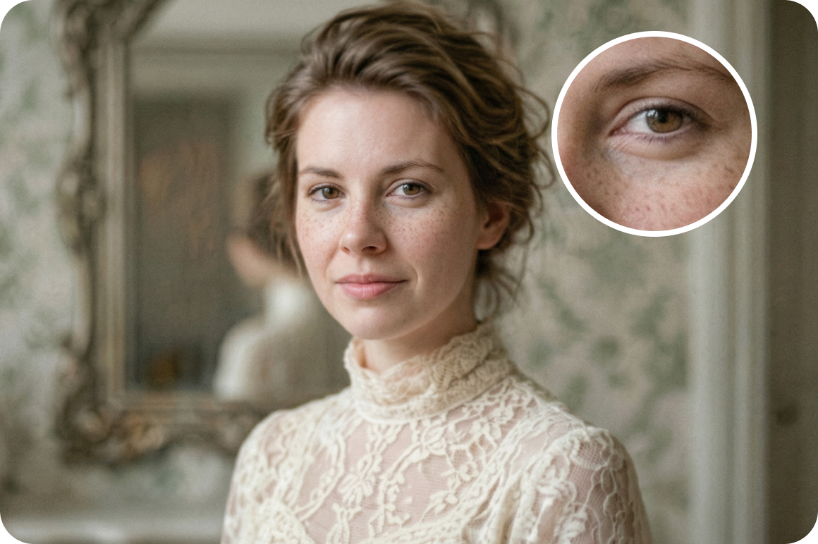 Repara rostros dañados después