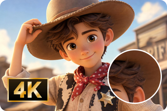 2K and 4K resolution output 